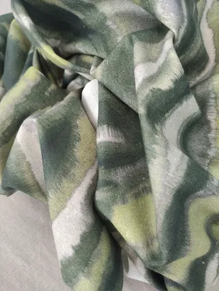 Tela puro Algodón Estampado Acuarela