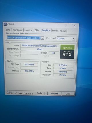 Portátil RTX 3060 i5-10500H