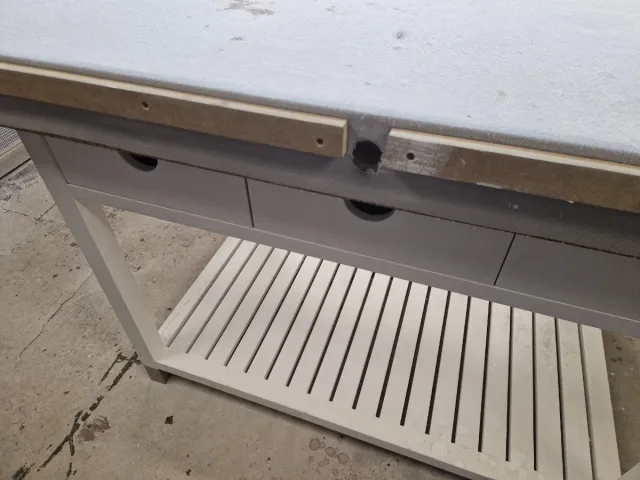 Mesa de lijado para barnices y lacas