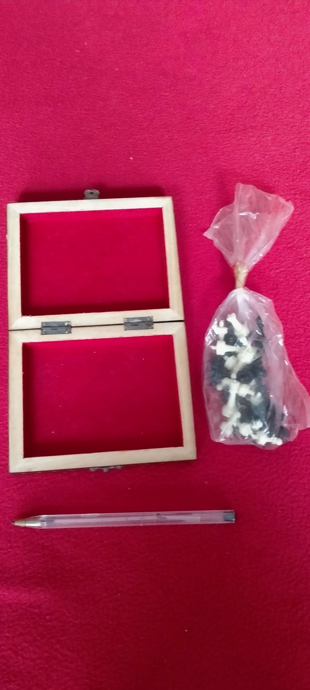 Caja Ajedrez Oriental Marquetería Taracea