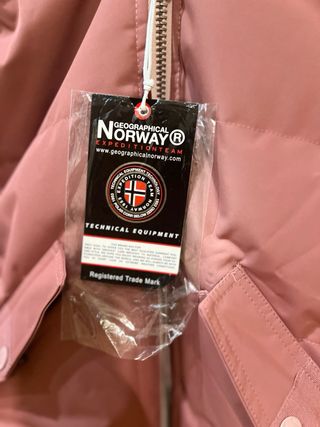 Abrigo Geographical Norway rosa