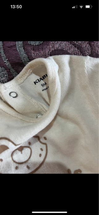 Lote 3 pijamas bebé 9 meses