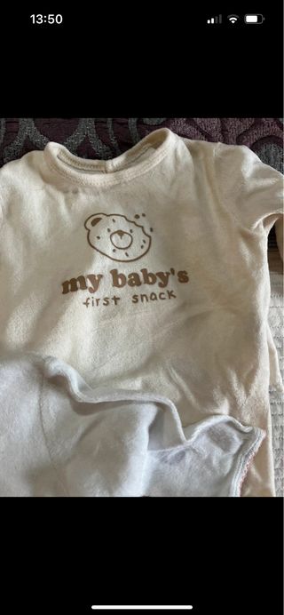 Lote 3 pijamas bebé 9 meses