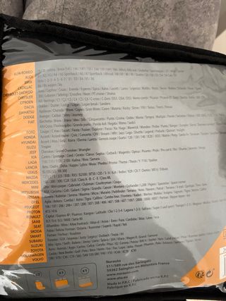 Fundas para asientos de coche