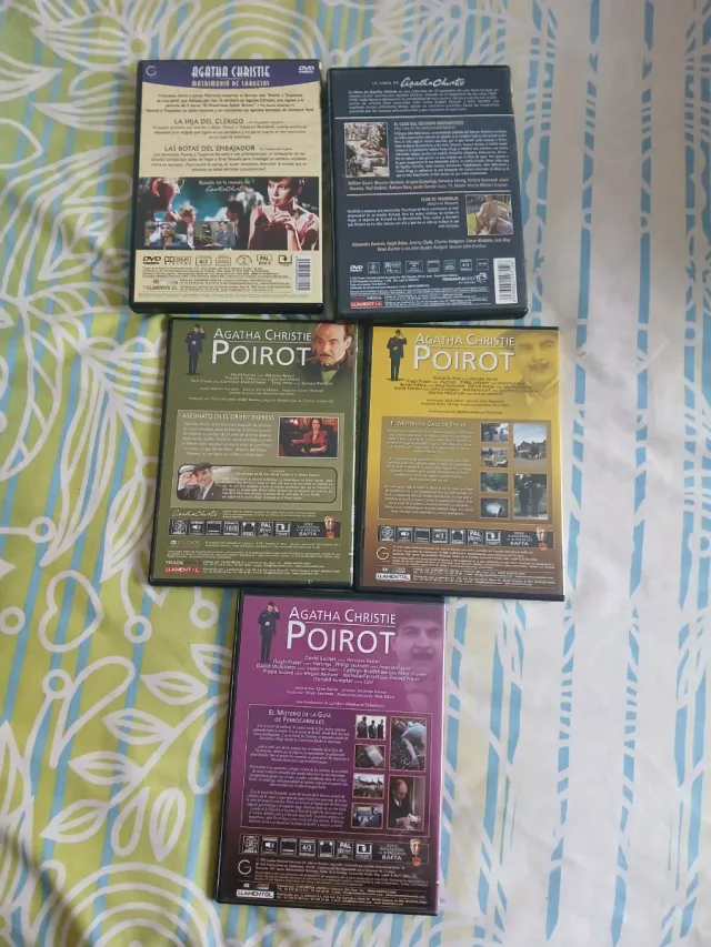 DVD Agatha Christie 7 Películas Poirot