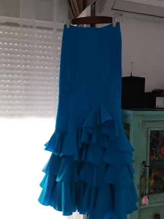 Bata Rociera Polka Rosa y Azul