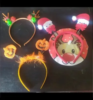 Diademas Halloween y Navidad NUEVO