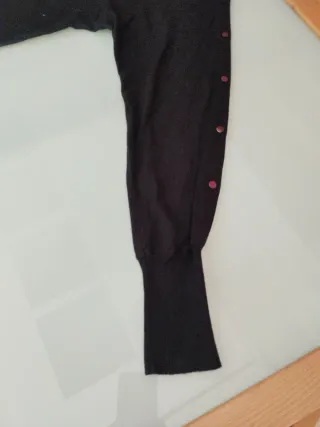 Jersey negro mujer talla S