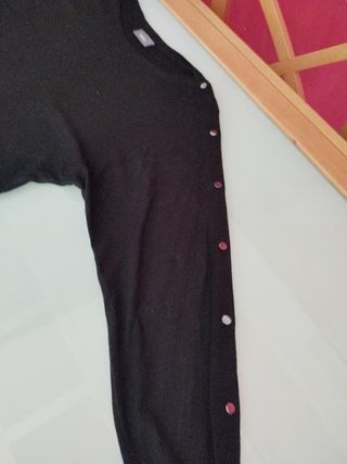 Jersey negro mujer talla S