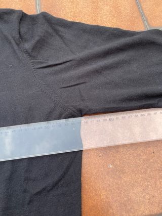 Jersey Massimo Dutti Seda y Cachemir Negro