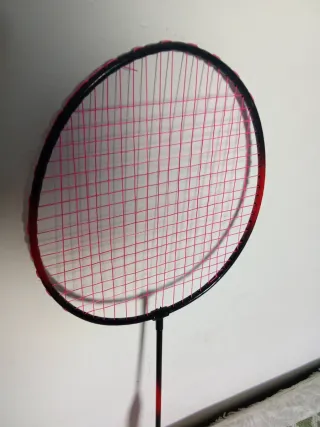 Raqueta de bádminton y volante