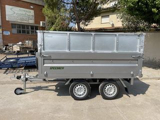 Remolque basculante 260x160x50 con Sobrelateral