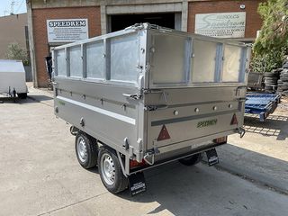 Remolque basculante 260x160x50 con Sobrelateral