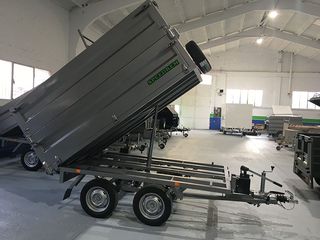 Remolque basculante 260x160x50 con Sobrelateral