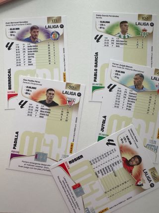 Lote cromos fútbol Megacracks