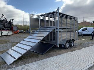 Remolque ganadero 400 x 200 x 200 Aluminio Doble piso