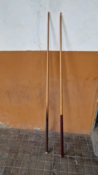 2 Palos de Billar madera