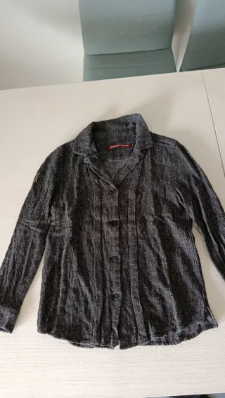 Camisa mujer negra y gris