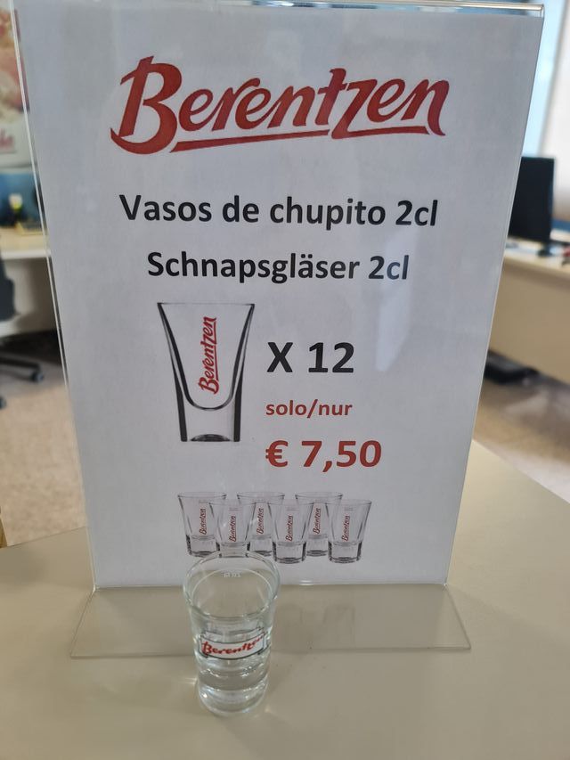 Bicchierini Berentzen da 2 cl (confezione da 12)