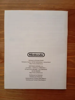 Manual Game Boy Color CGB-EUR-2