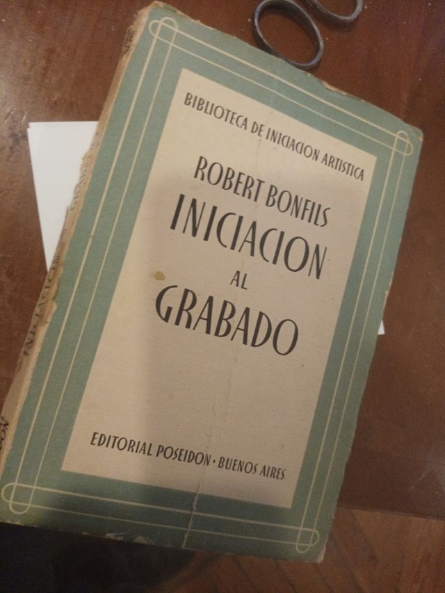 Libro antiguo, INICIACIÓN AL GRABADO