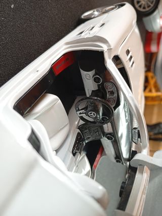 Mercedes SLS AMG Motor Max 1/18 Blanco