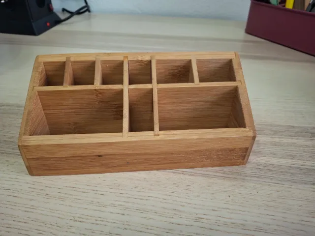 Organizador de bambú multiusos