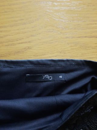 Falda fiesta encaje y lentejuelas