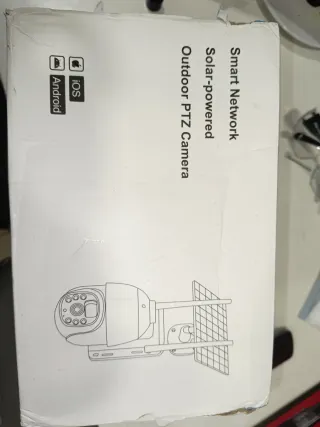 Cámara PTZ Solar Exterior Smart Network