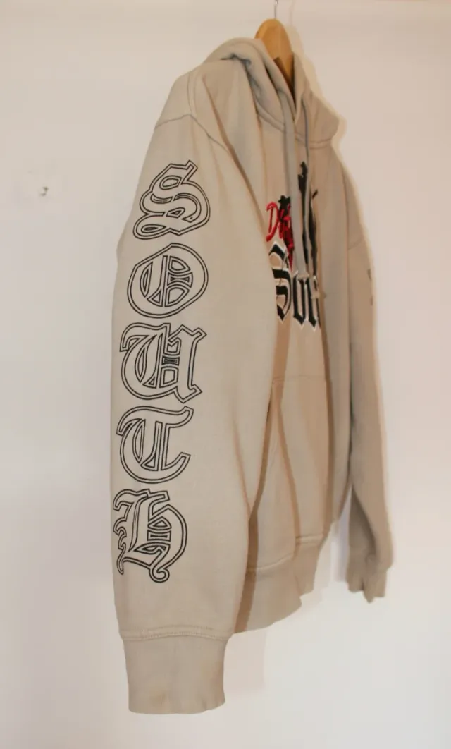 Sudadera Oversize Beige Talla S