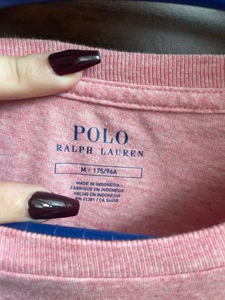 Camiseta Polo Ralph Lauren Rosa