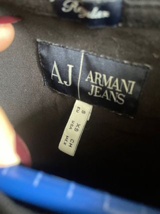 Camiseta Armani Jeans Negra Talla M
