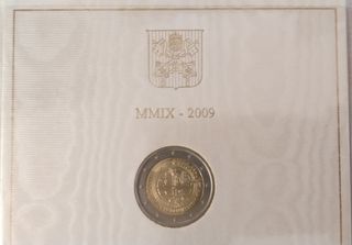 Moneda 2 euros Vaticano 2009 Conmemorativa