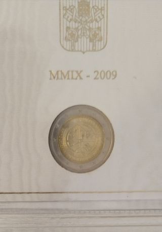 Moneda 2 euros Vaticano 2009 Conmemorativa