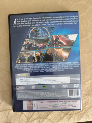 DVD Vingadores Guerra do Infinito Marvel Studios