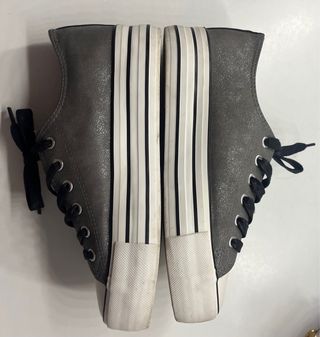 Zapatillas plataforma grises