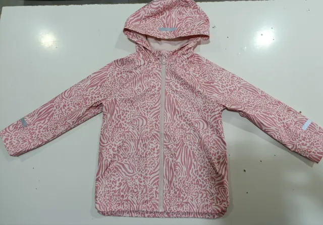 Chaqueta niña rosa estampado