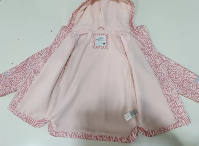 Chaqueta niña rosa estampado