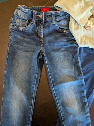 Lote Ropa Niña 7 - 8 Años: 3 Pantalones y Camiseta