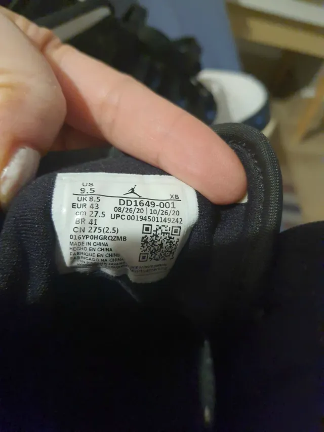 Zapatillas Nike Air Jordan 1 Mind de fibra de carb