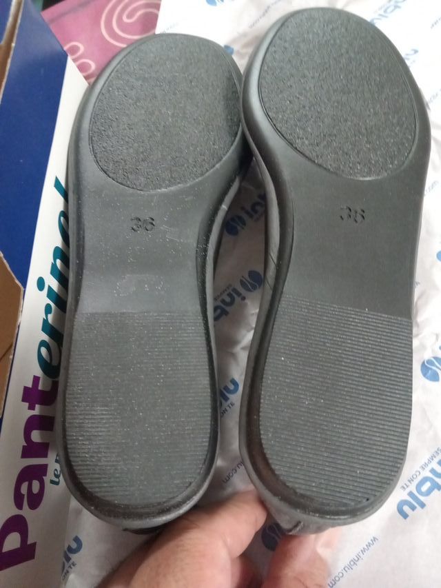 Ballerine Inblu grigie con strass Union Jack