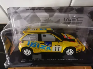 Coche Rally Seat Ibiza Kit Car 1:24