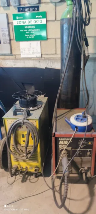 2 Máquinas Soldar Hilo Acero y TIG