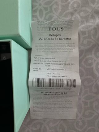 Reloj Tous Bear Time IPRG Esfera Nude