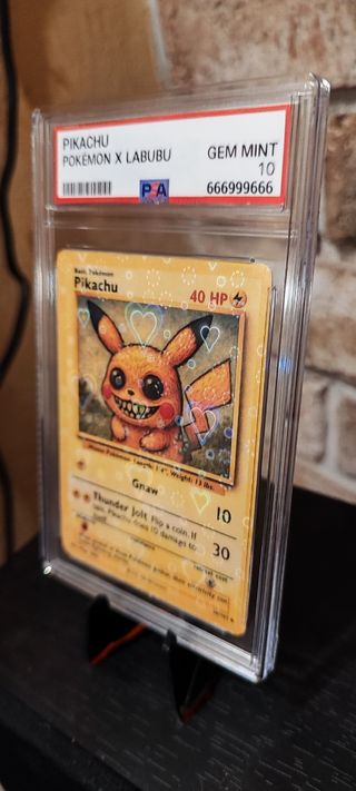 Carte Pokémon Pikachu x Labubu f.c