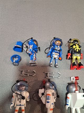 LOTE PLAYMOBIL X11B ASTRONAUTAS ESPACIO SPACE