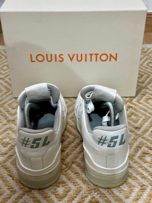 Zapatillas Louis Vuitton LV Trainer Blancas/Grises