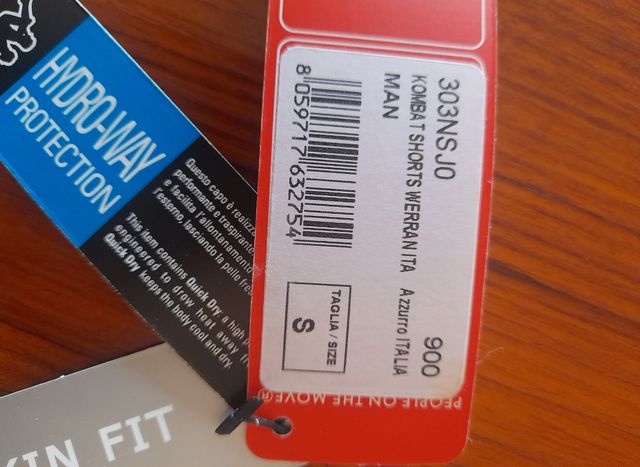 Pantaloncino Italia, Kappa, Federazione italiana.