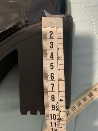 Botines negros tacón plataforma cordones