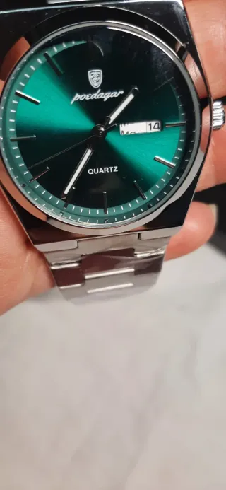 Reloj Poedagar Esfera Verde Acero